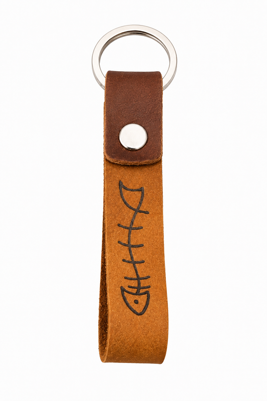 Personalized Genuine Leather Keychain – Made in the Dominican Republic