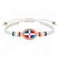 Dominican Republic Flag Bracelet – Patriotic Souvenir Jewelry