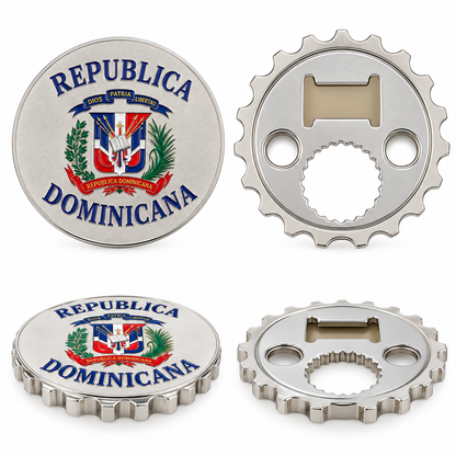 Dominican Republic Magnetic Bottle Opener – Fridge Magnet Souvenir Collection (Multiple Variants)