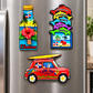 Dominican Republic Tropical Fridge Magnets – 3 Caribbean Designs