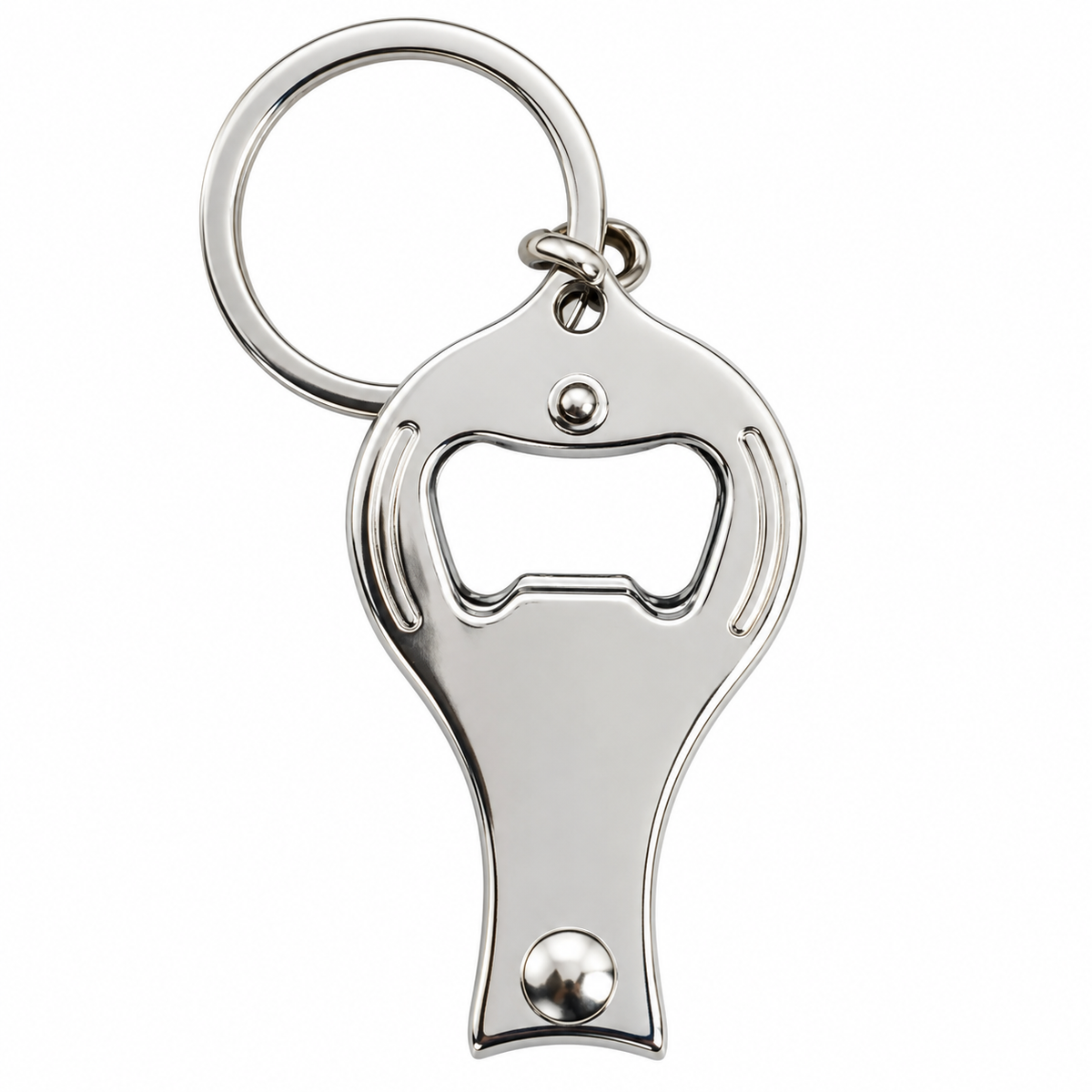 Multifunctional Metal Keychain – Bottle Opener & Nail Clipper