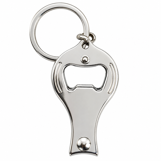 Multifunctional Metal Keychain – Bottle Opener & Nail Clipper