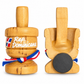 Dominican Republic Wooden Pilón Fridge Magnet – Traditional Souvenir
