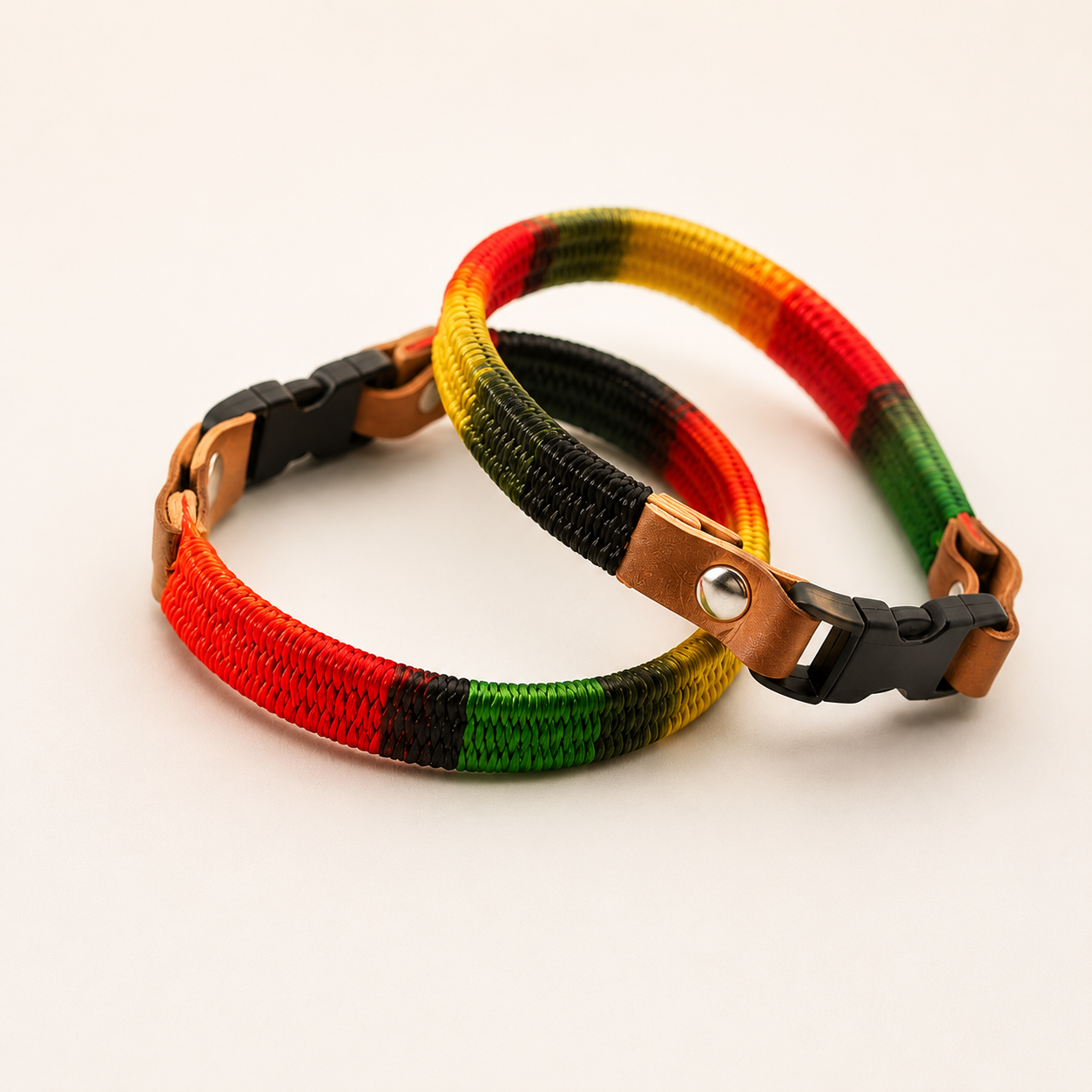 Handmade Rasta Bracelet – Made in the Dominican Republic