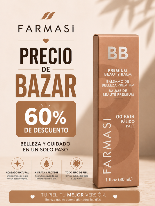 Farmasi BB Premium Beauty Balm (00 Fair / Pálido / Pale) – Bazaar Sale Edition (Up to 60% OFF)