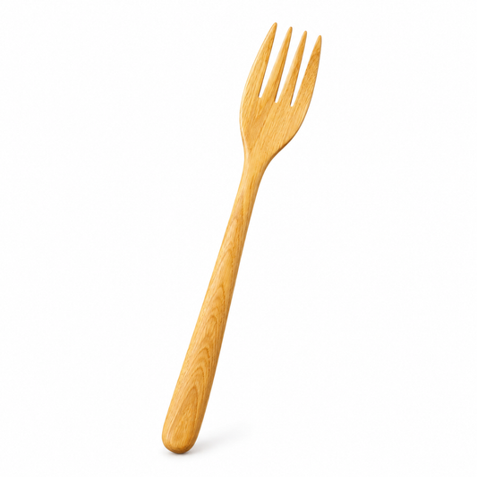Dominican Guayacán Wood Dining Fork Set (8-Piece)
