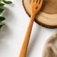 Dominican Guayacán Wood Long Serving Fork