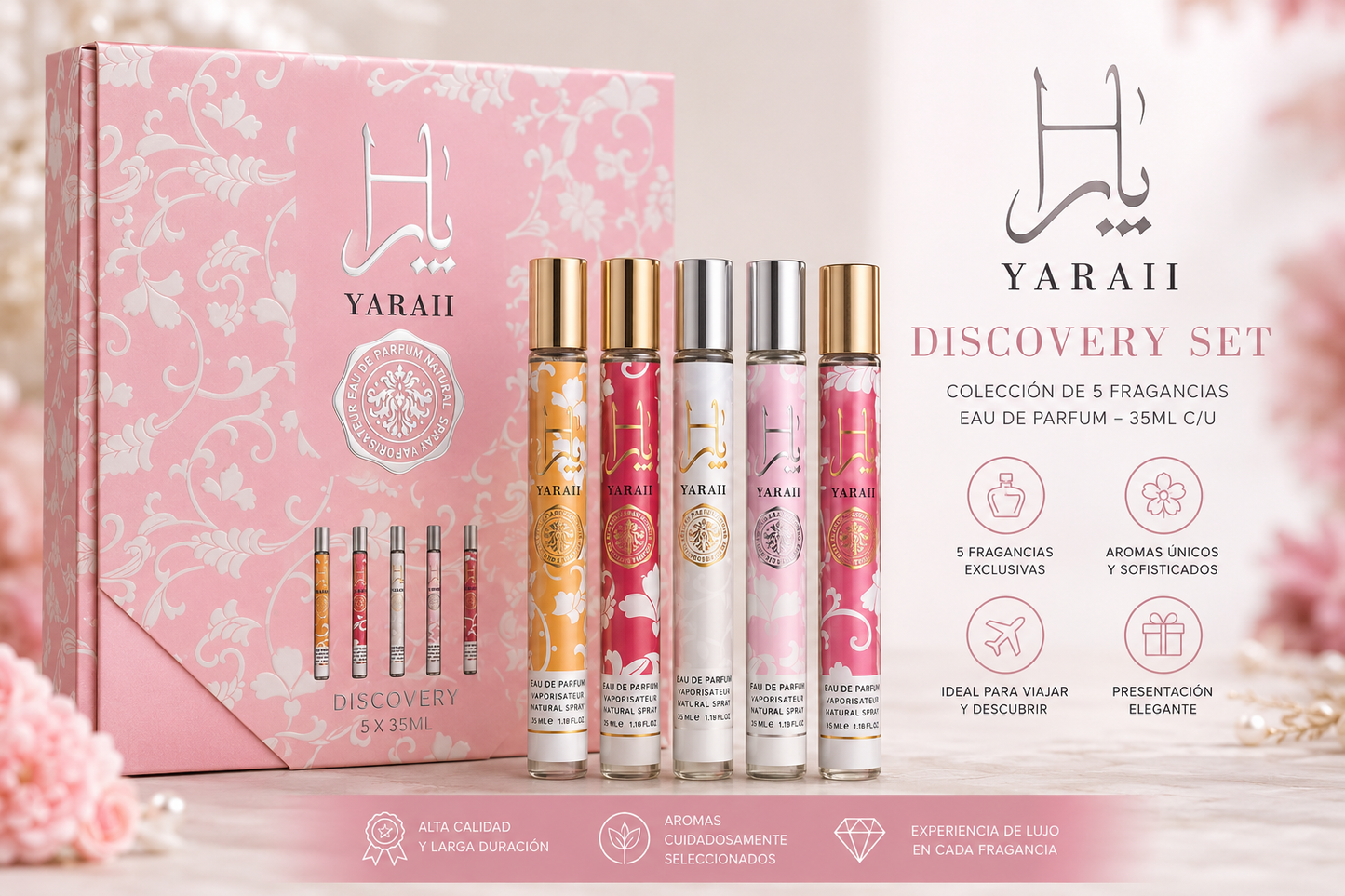 wholesale Yaraii Discovery Set Wholesale Pack – 6 Units (5 x 35 ml Each Set)