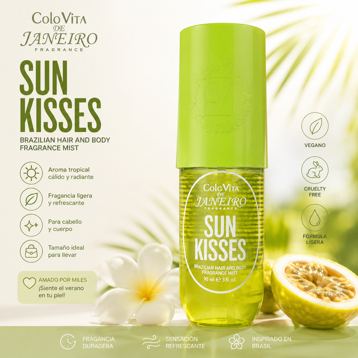 Sun Kisses: Body Fragrance Mist (90ml)