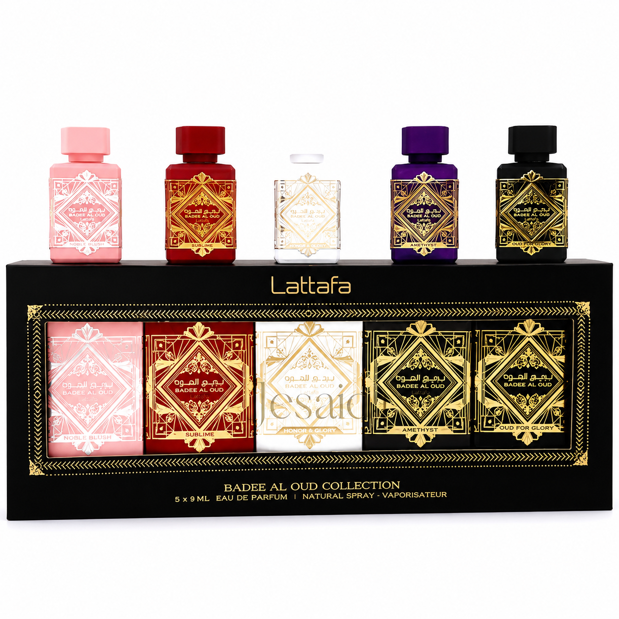 Lattafa Bade'e Al Oud Collection | Set of 5 Miniature Fragrances