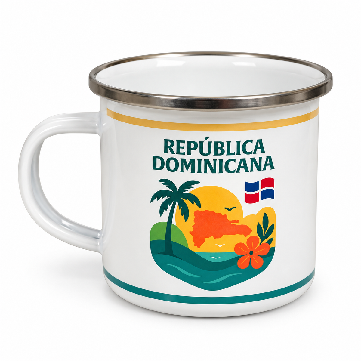 Dominican Republic Souvenir Mug – Tropical Island Design