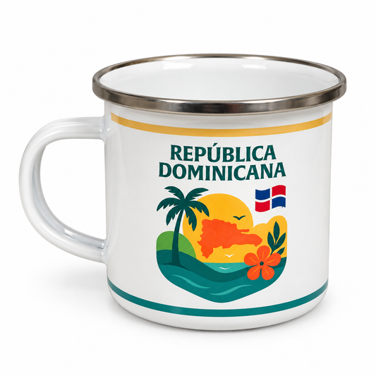 Dominican Republic Souvenir Mug – Tropical Island Design