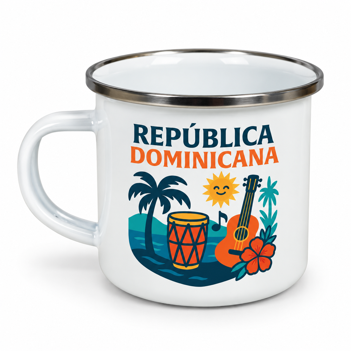 Dominican Republic Souvenir Mug – Tropical Music & Caribbean Design