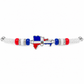 Dominican Republic Map Adjustable Bracelet – Patriotic Heritage Jewelry