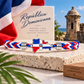 Dominican Republic Map Braided Bracelet – Red, White & Blue Heritage Jewelry