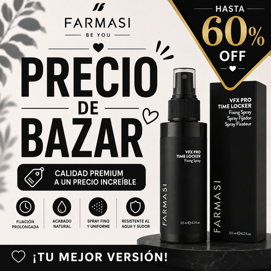 Farmasi VFX Pro Time Locker Fixing Spray – Bazaar Sale Edition (Up to 60% OFF)