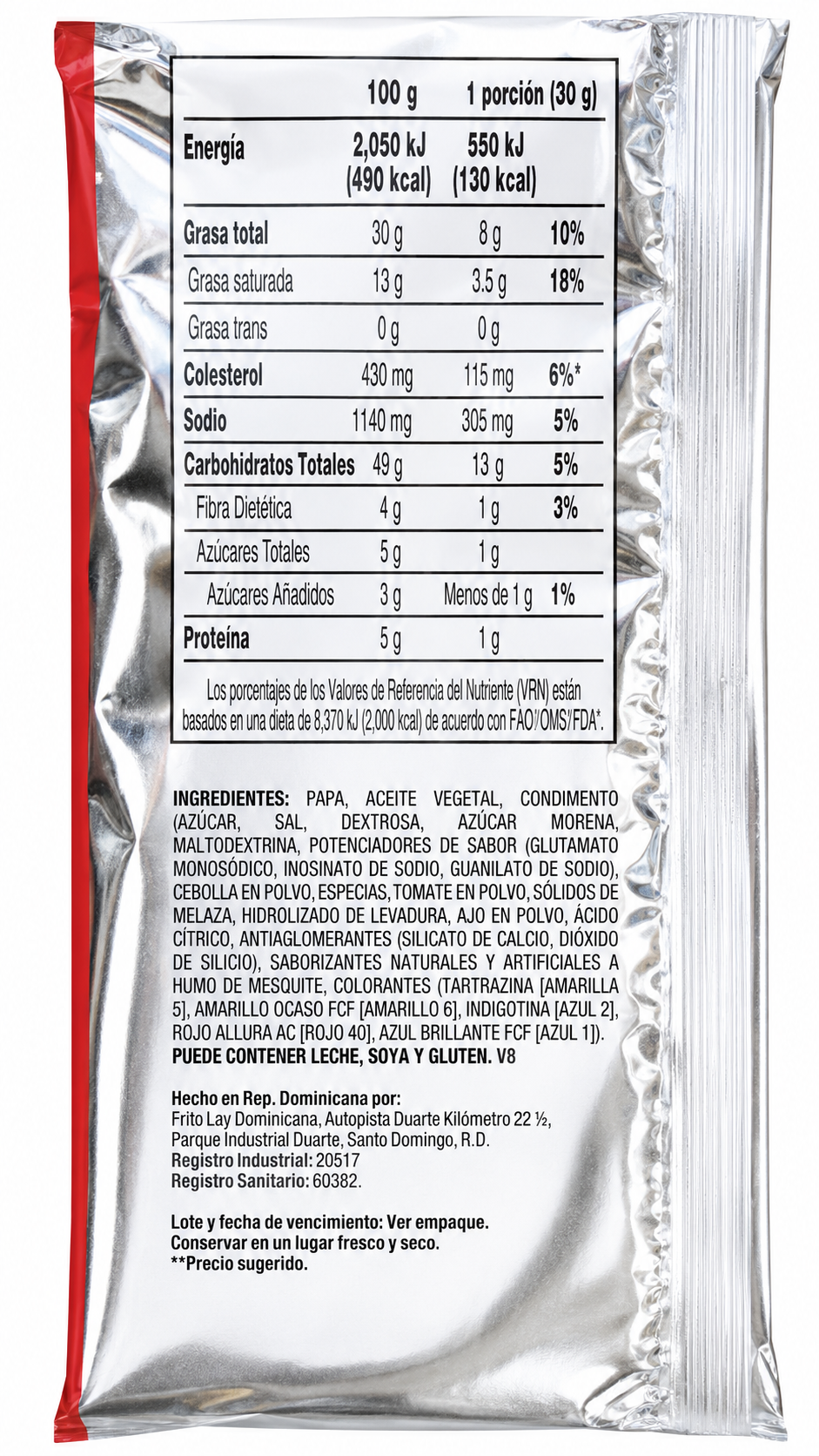 Ruffles Carne Asada – Pack of 6 – Crispy Dominican Snack (30 g each)