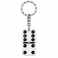 Dominican Domino Keychain – Classic Cultural Souvenir