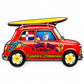 Dominican Republic Tropical Fridge Magnets – 3 Caribbean Designs