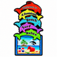 Dominican Republic Tropical Fridge Magnets – 3 Caribbean Designs