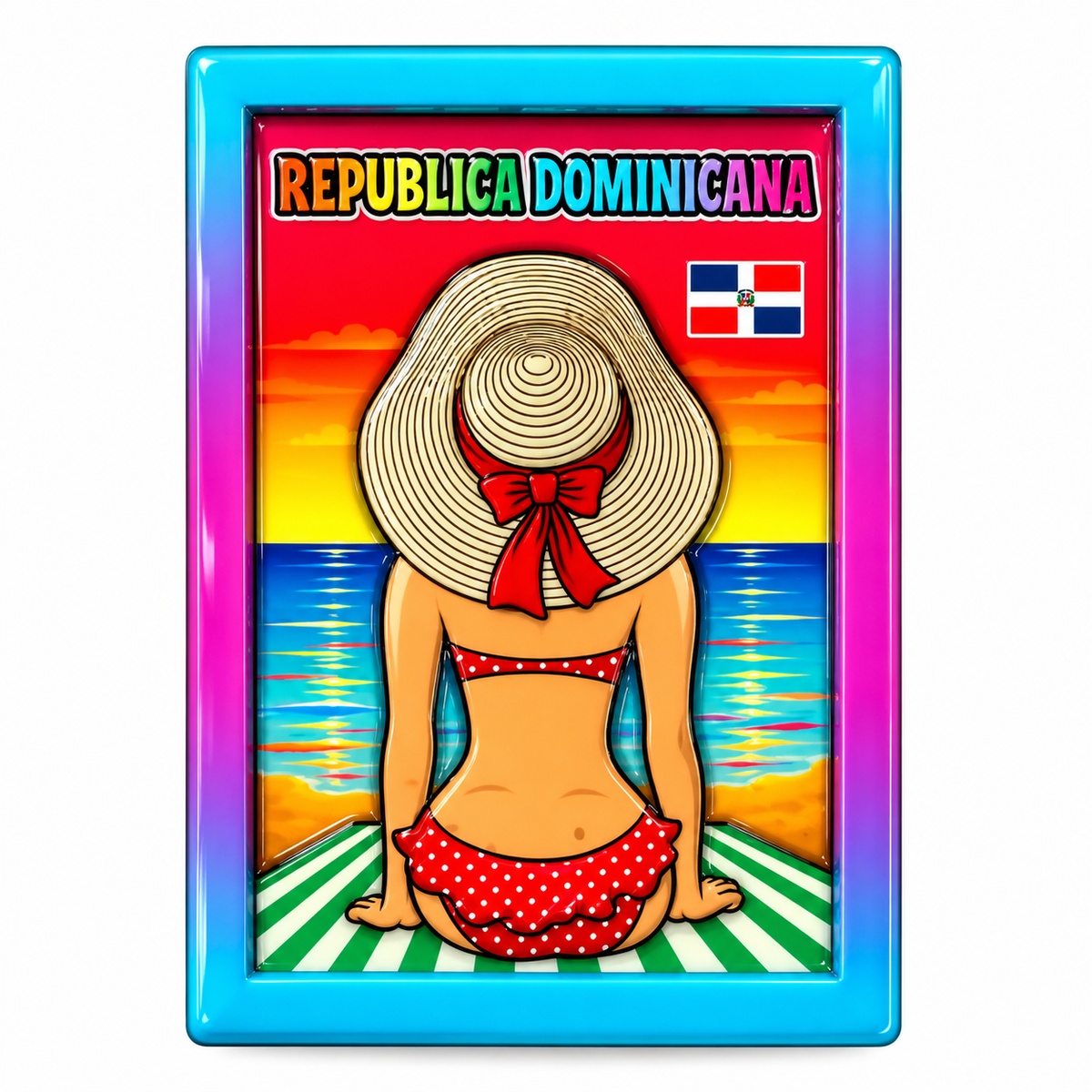 Dominican Republic Fridge Magnets – Tropical Souvenir Collection