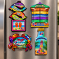 Dominican Republic Fridge Magnets – Tropical Collection 🇩🇴🌴