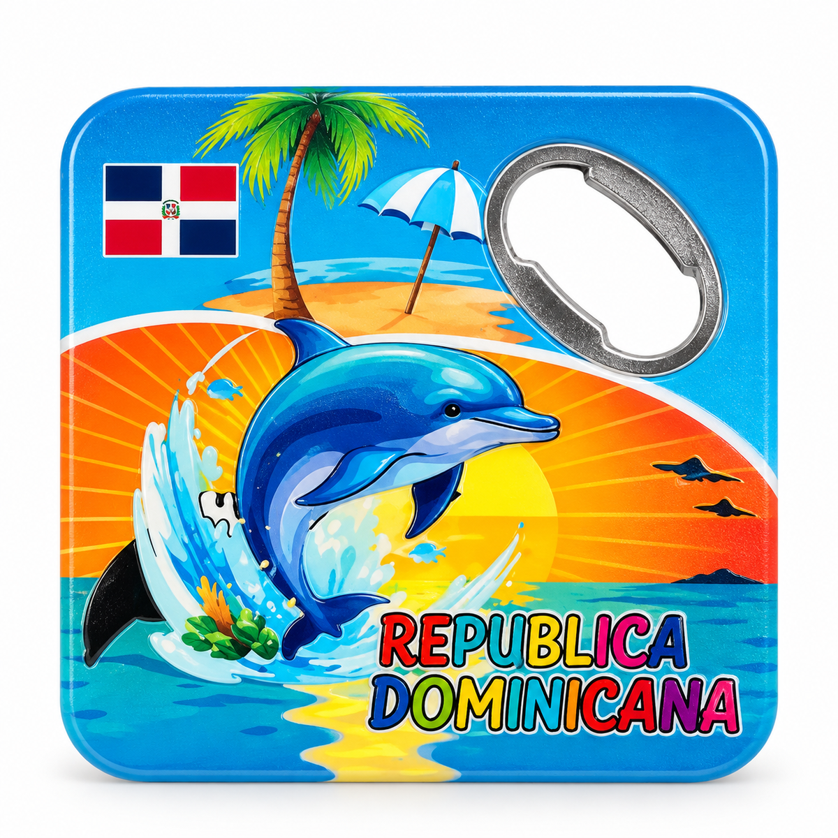 Dominican Republic Tropical Fridge Magnets – Caribbean Souvenir Collection (3 Variants)