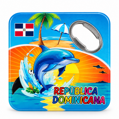 Dominican Republic Tropical Fridge Magnets – Caribbean Souvenir Collection (3 Variants)