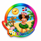 Dominican Republic Tropical Fridge Magnets – Caribbean Souvenir Collection (3 Variants)