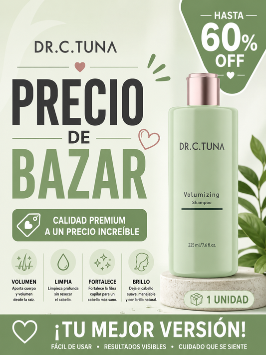 Dr. C. Tuna Volumizing Shampoo – Edición Precio de Bazar (Hasta 60% OFF)