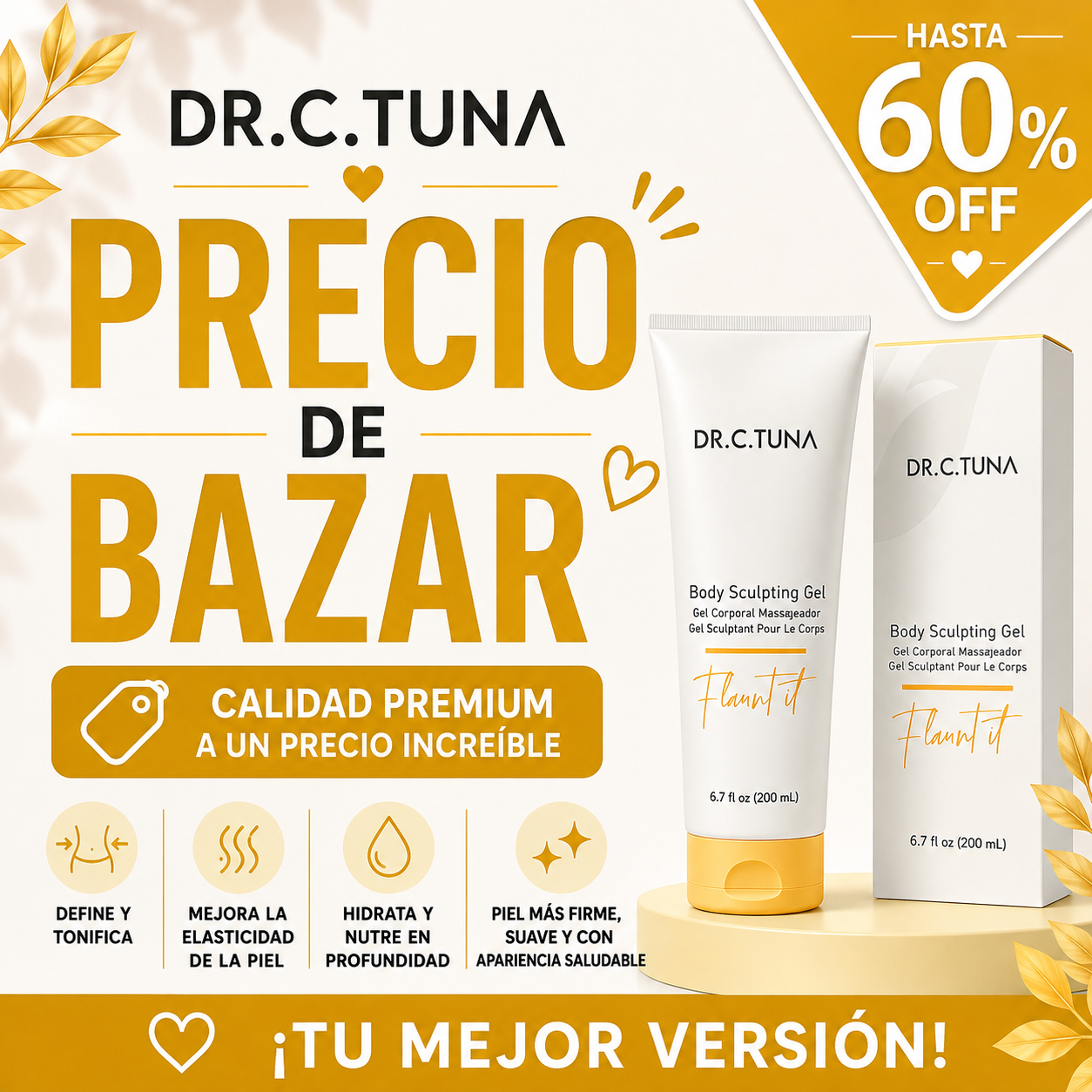 Dr. C. Tuna Body Sculpting Gel – Bazaar Sale Edition (Up to 60% OFF)