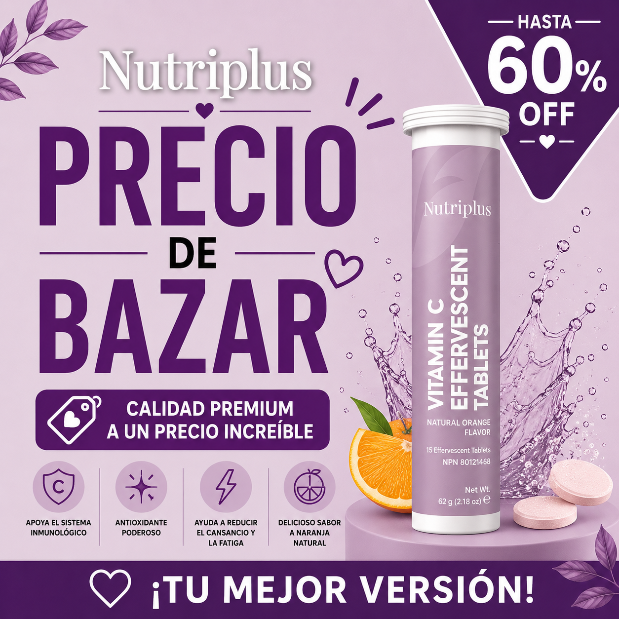 Nutriplus Vitamin C Effervescent Tablets – Bazaar Sale Edition (Up to 60% OFF)