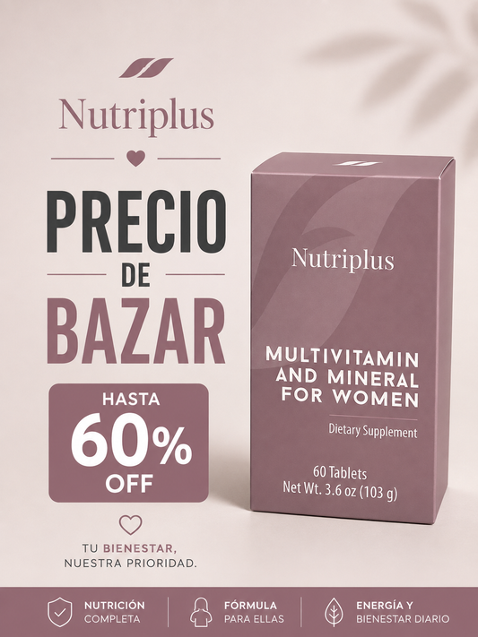 Nutriplus Multivitamin and Mineral for Women – Bazaar Sale Edition (Up to 60% OFF)