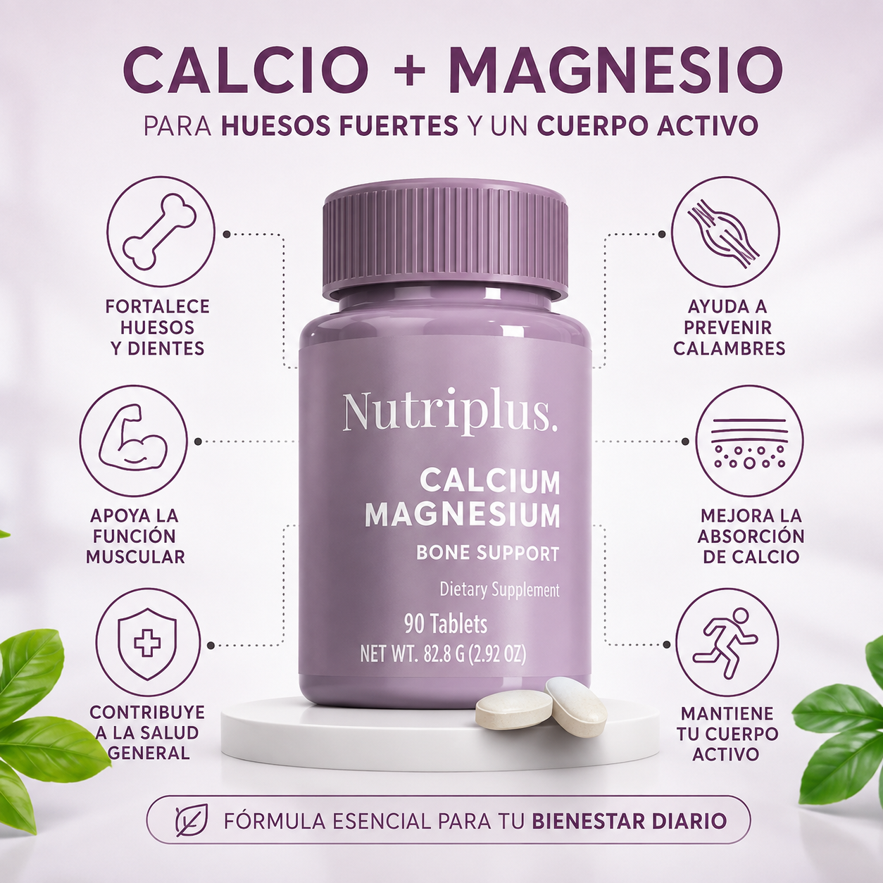 Nutriplus Calcium Magnesium Plus Bone Strength – Bazaar Sale Edition (Up to 60% OFF)