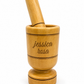 Pilón de madera dominicano, 5,5 pulgadas de alto
