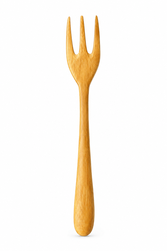 Dominican Guayacán Wood Salad Fork Set (2-Piece)