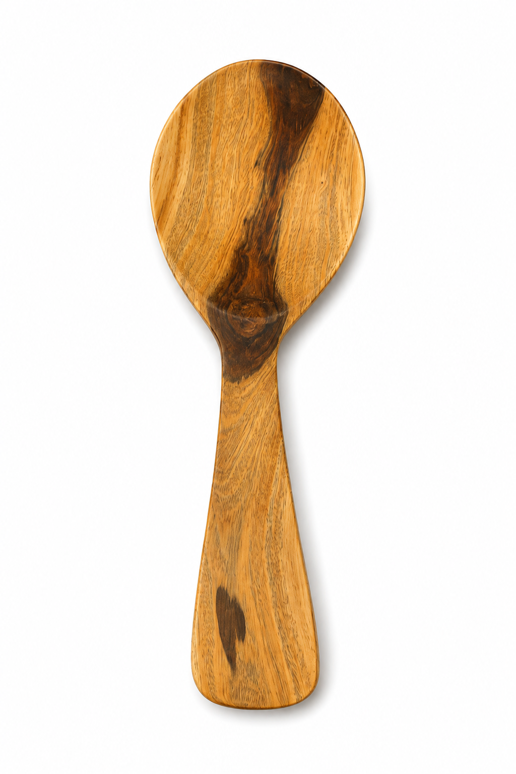 Dominican Guayacán Wood Wide Serving Spoon