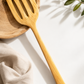 Dominican Guayacán Wood Slotted Spatula / Turner