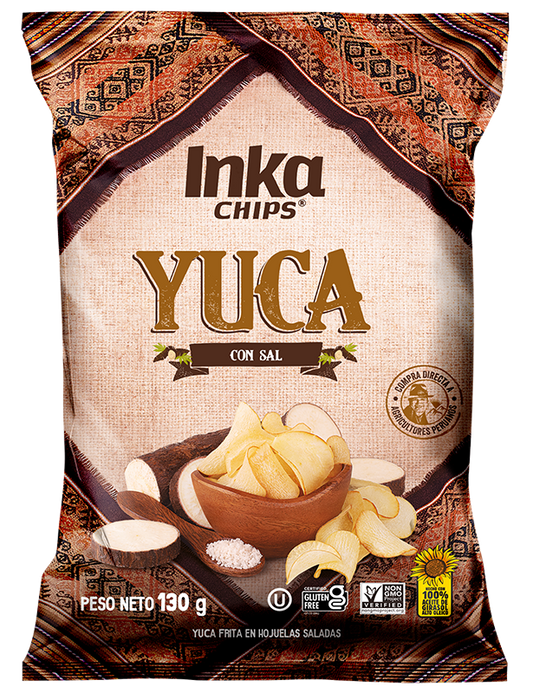 Inka Chips YUCA con sal 130gr (pack of 3)