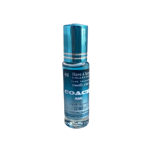 Coach Man Roll-On Oil Perfume For Men 12ml