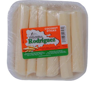 Dominican Palitos de Coco Dulceria Rodriguez 10 Oz