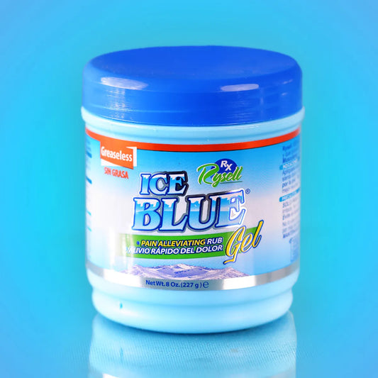 Ice Blue Gel Pain Alleviating Rub 8Oz