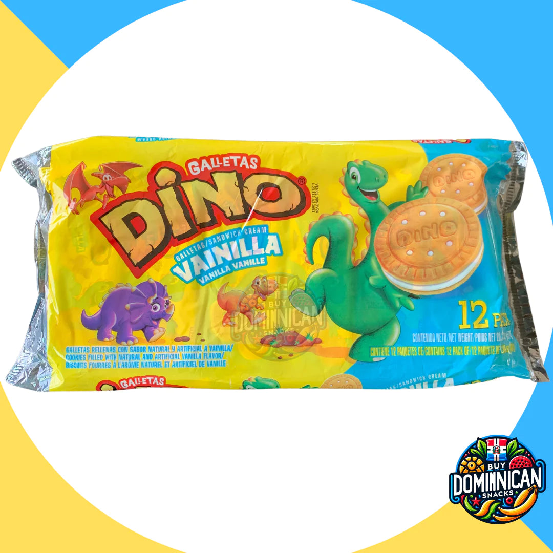 Paquete de galletas Dominicanas Dino (12 unidades)