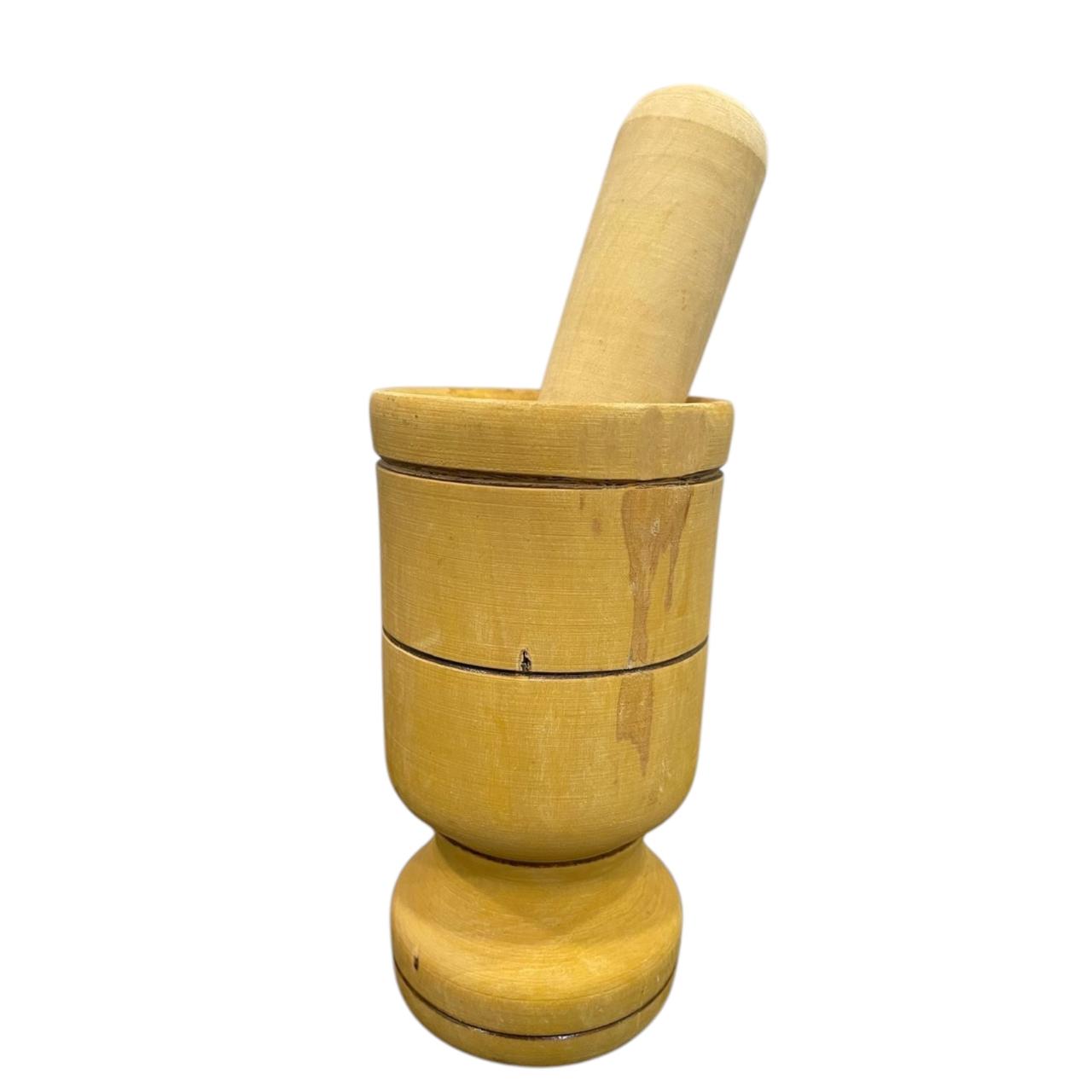 Dominican Wooden Pilon, 4.5 Inches Tall – Intimamente Bella