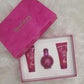 Fantasy Perfume Set Eau de Spray 100ml Body Souffle 100ml and Shower Gel 100ml