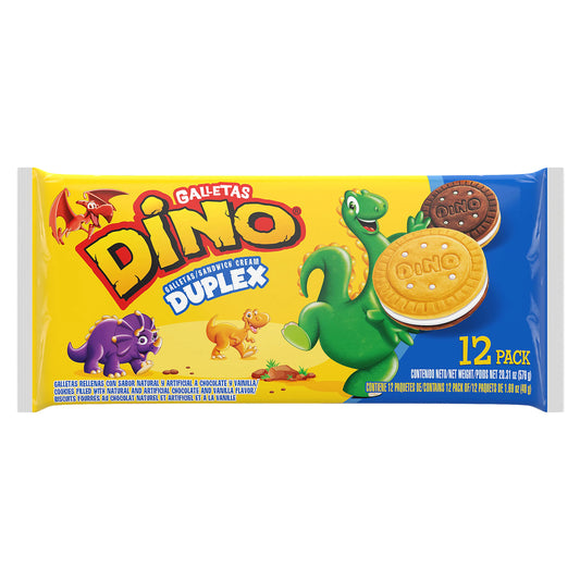 Paquete de galletas Dominicanas Dino (12 unidades)