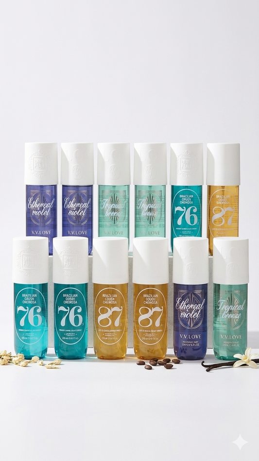 Wholesale: 12 unit Fragance Mists Surtidos - Colección Premium V.V.LOVE