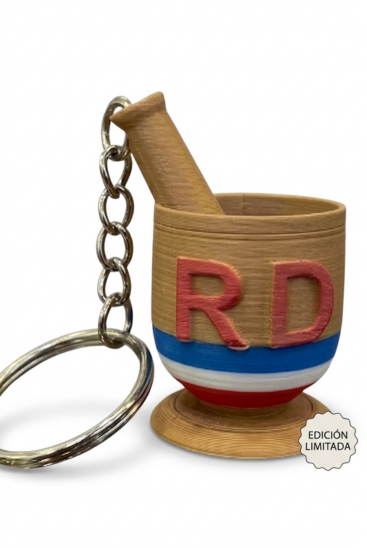 Dominican Piloncito" Keychain – A Symbol of Our Identity 🇩🇴🥣