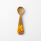 Handcrafted Set of 4 Hand-Painted Floral Blossom Guayacán Wood Spoons