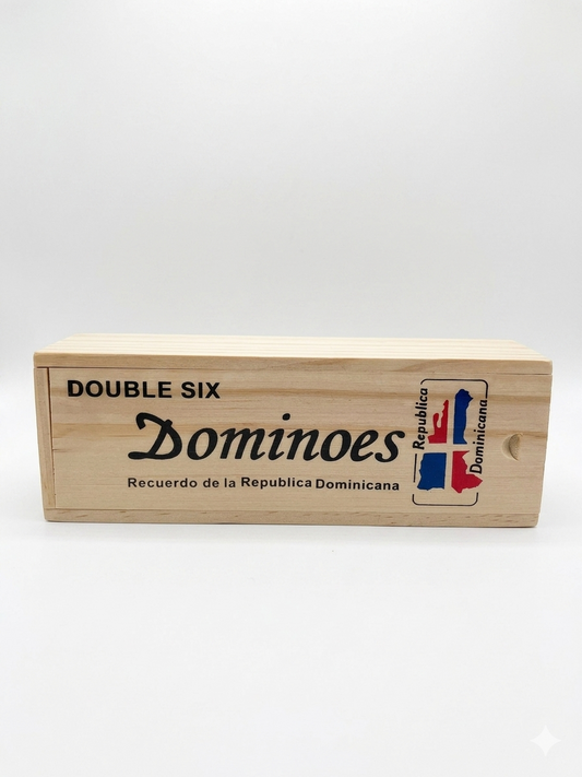 Professional "Dominican Souvenir" Domino Set - Double Six Style